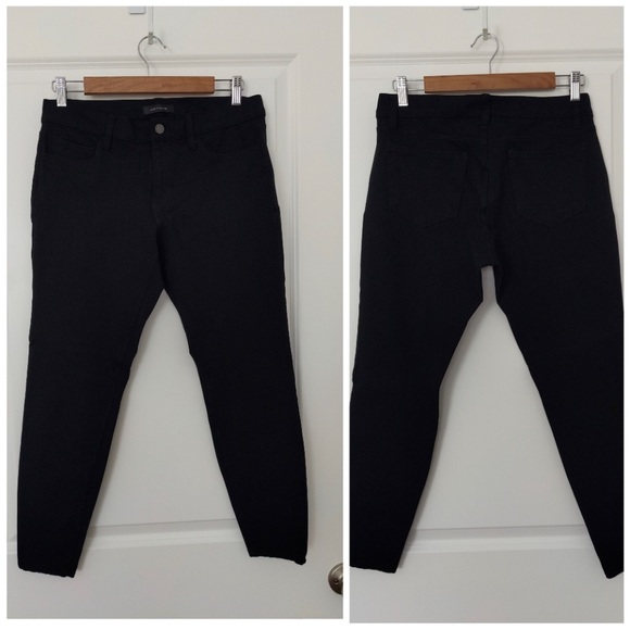 Ann Taylor Devin Ponte Super Skinny Modern Fit Stretch Pants Black size 8 - Picture 3 of 10